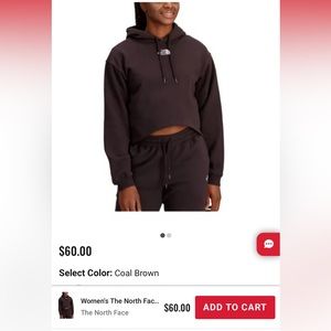 The North face sweater